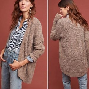 Anthropologie Moth Open Cardigan